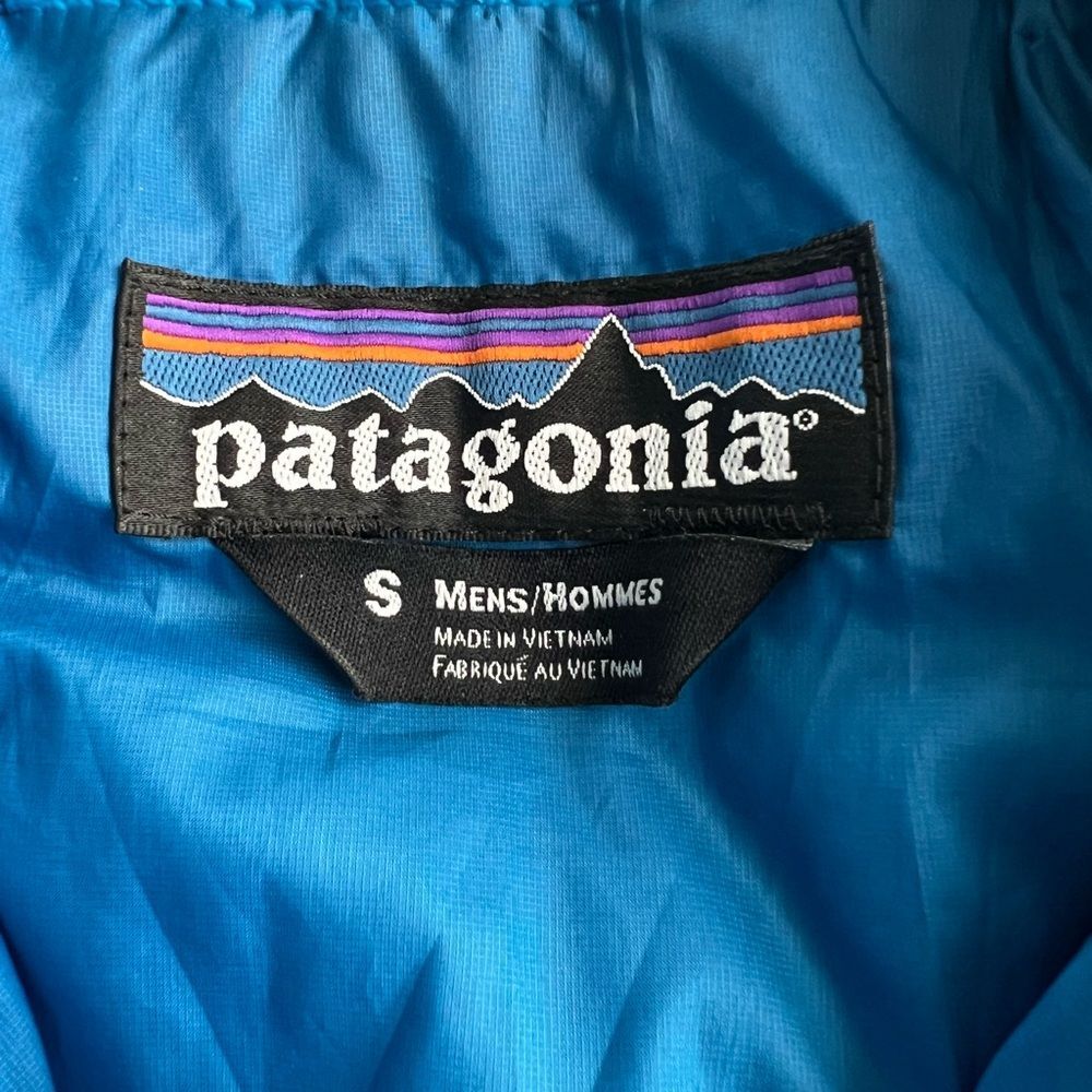 Patagonia Puffer Ultralight Quilted Vibrant Blue Size Small